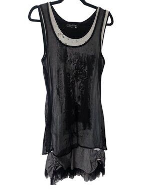 Boutique Sleeveless Midi | Layered Boho Dress